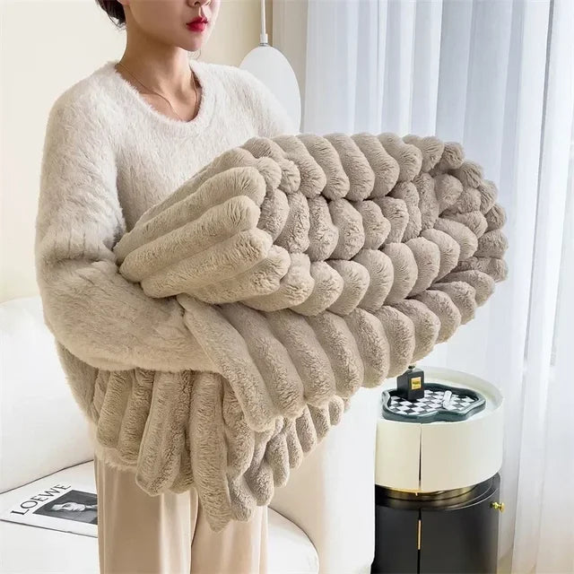 Kuscheldecke aus Plüsch für ultimativen Komfort
