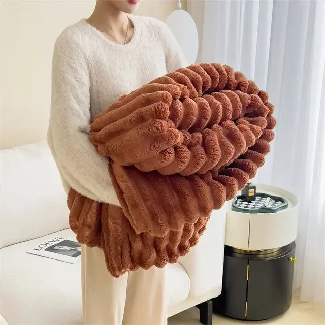 Kuscheldecke aus Plüsch für ultimativen Komfort