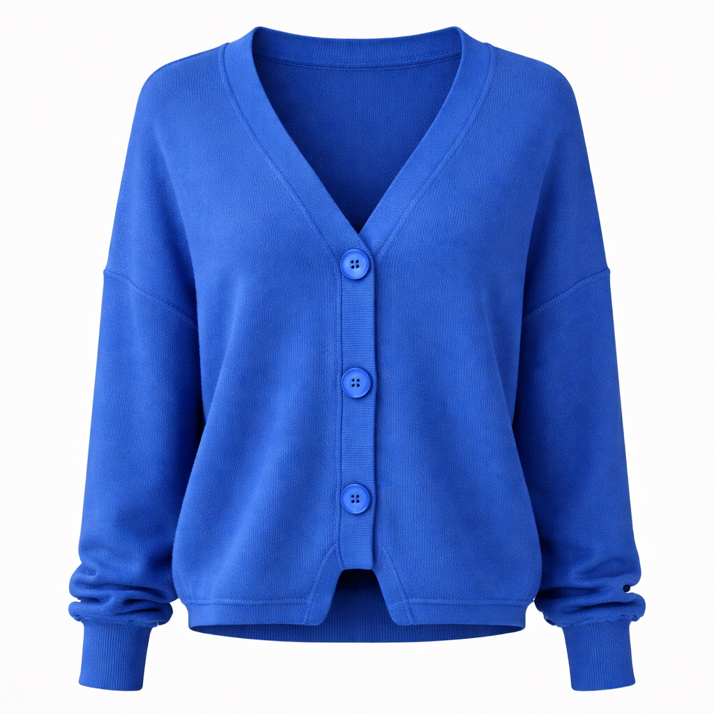 Kuscheliger Strickcardigan mit lockerer Passform Damen