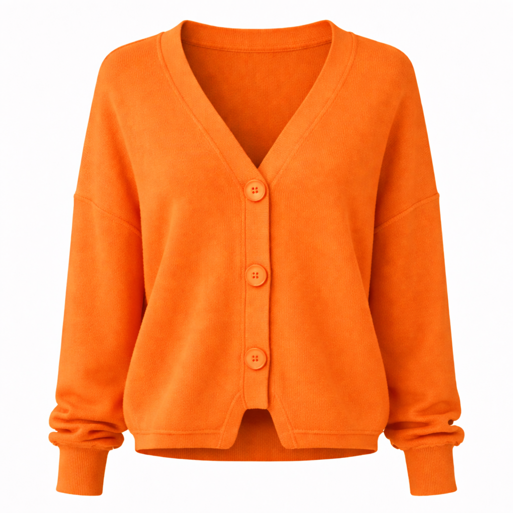 Kuscheliger Strickcardigan mit lockerer Passform Damen