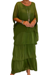 Damen Elegant A-Line Maxi Kleid