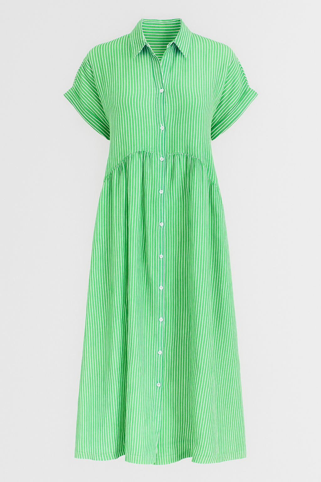 Edles Damen Midikleid mit Praktischen Taschen