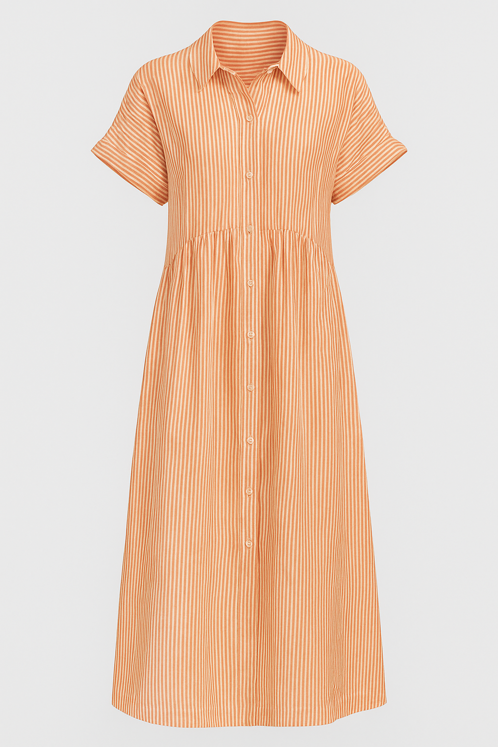 Edles Damen Midikleid mit Praktischen Taschen