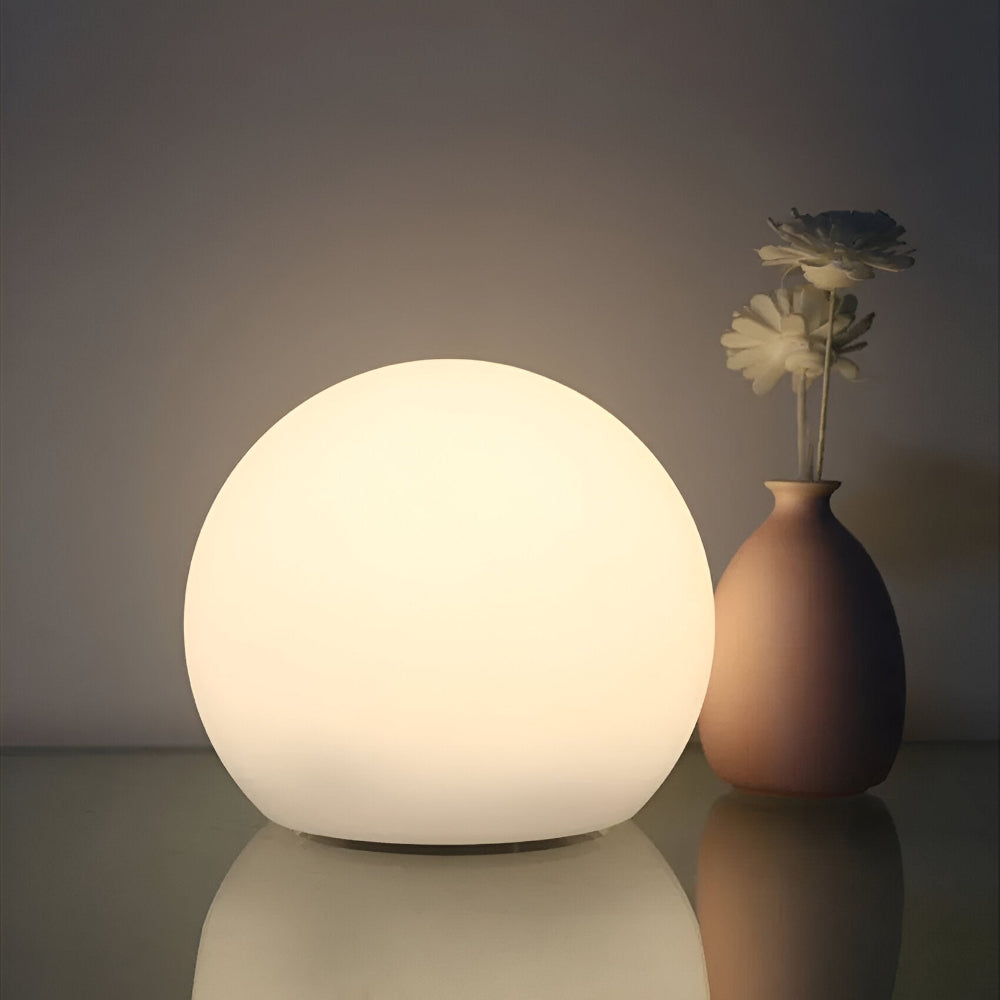 Thessara - Moderne LED-Tafellampe mit Vibrierender Farbtemperaturanpassung in Kugelform für eine Gemütliche Atmosphäre