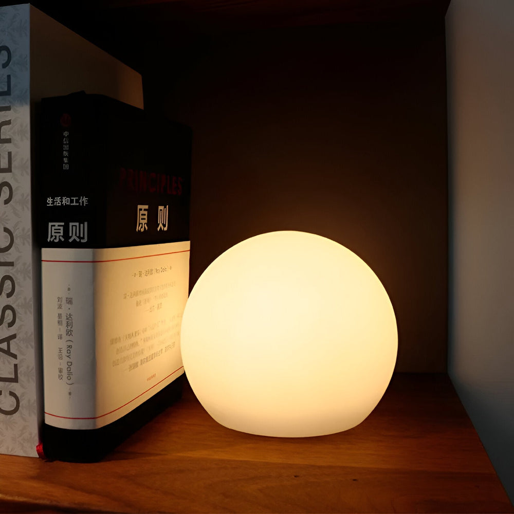 Thessara - Moderne LED-Tafellampe mit Vibrierender Farbtemperaturanpassung in Kugelform für eine Gemütliche Atmosphäre