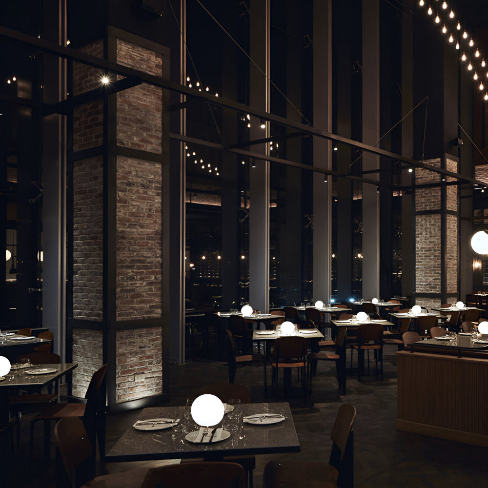 Thessara - Moderne LED-Tafellampe mit Vibrierender Farbtemperaturanpassung in Kugelform für eine Gemütliche Atmosphäre
