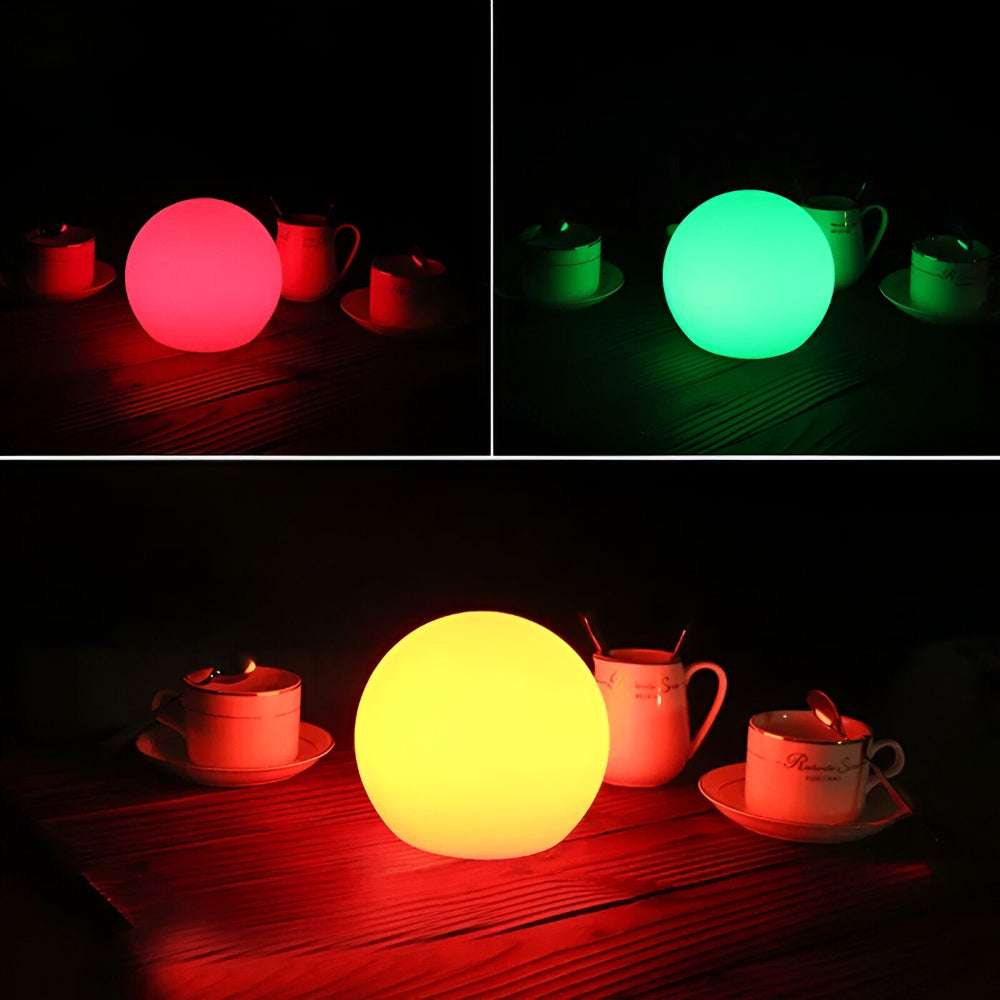 Thessara - Moderne LED-Tafellampe mit Vibrierender Farbtemperaturanpassung in Kugelform für eine Gemütliche Atmosphäre