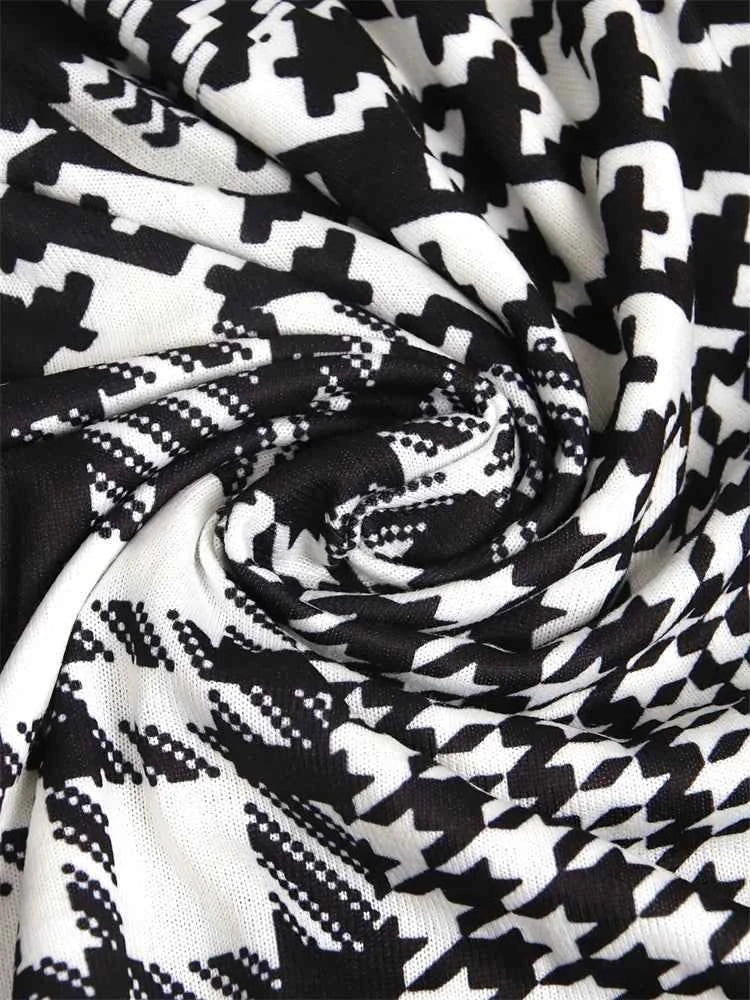 LEONA™ Schlanker Cardigan mit geometrischem Print
