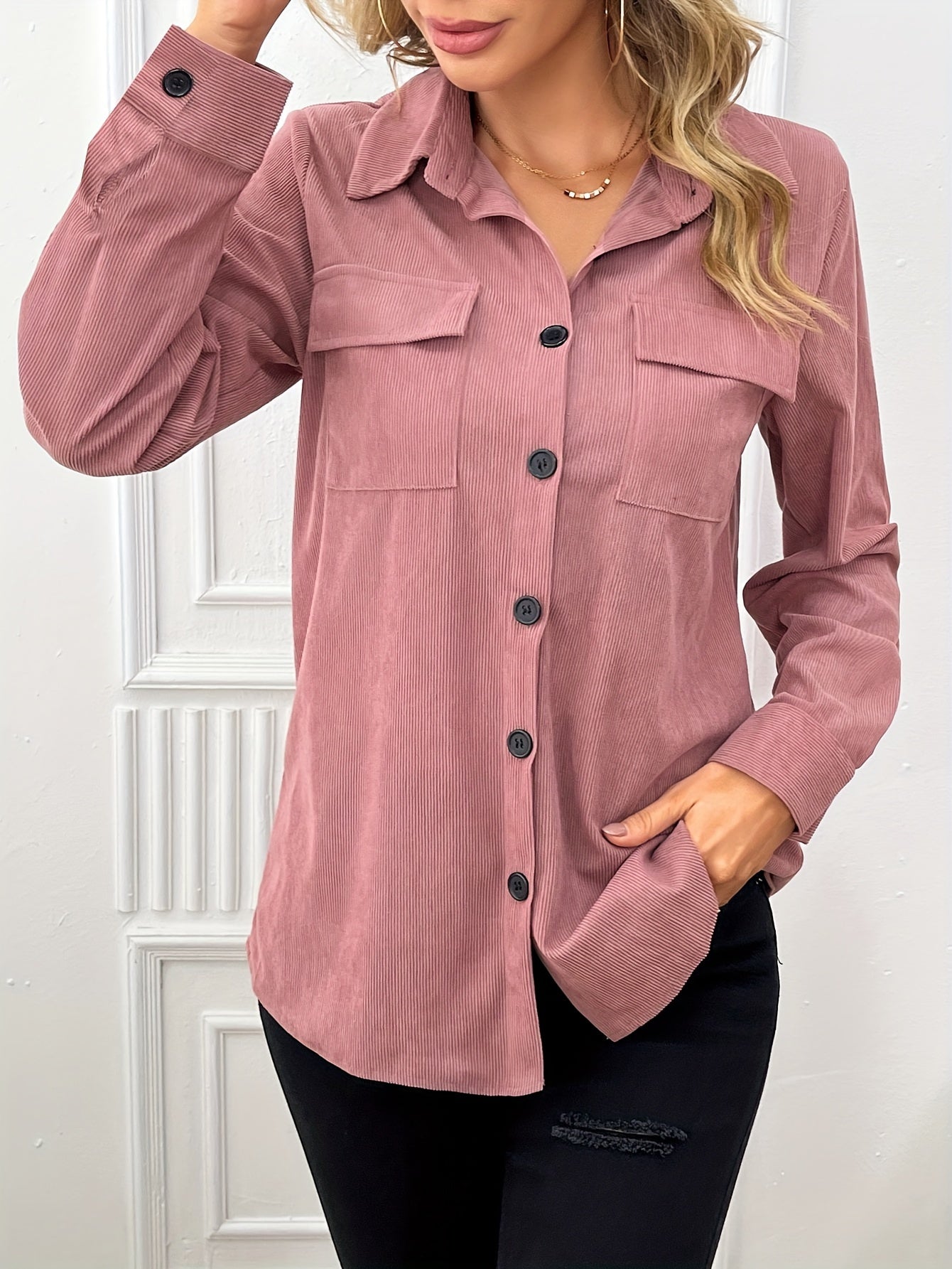 Lässige Reversjacke für Damen 0