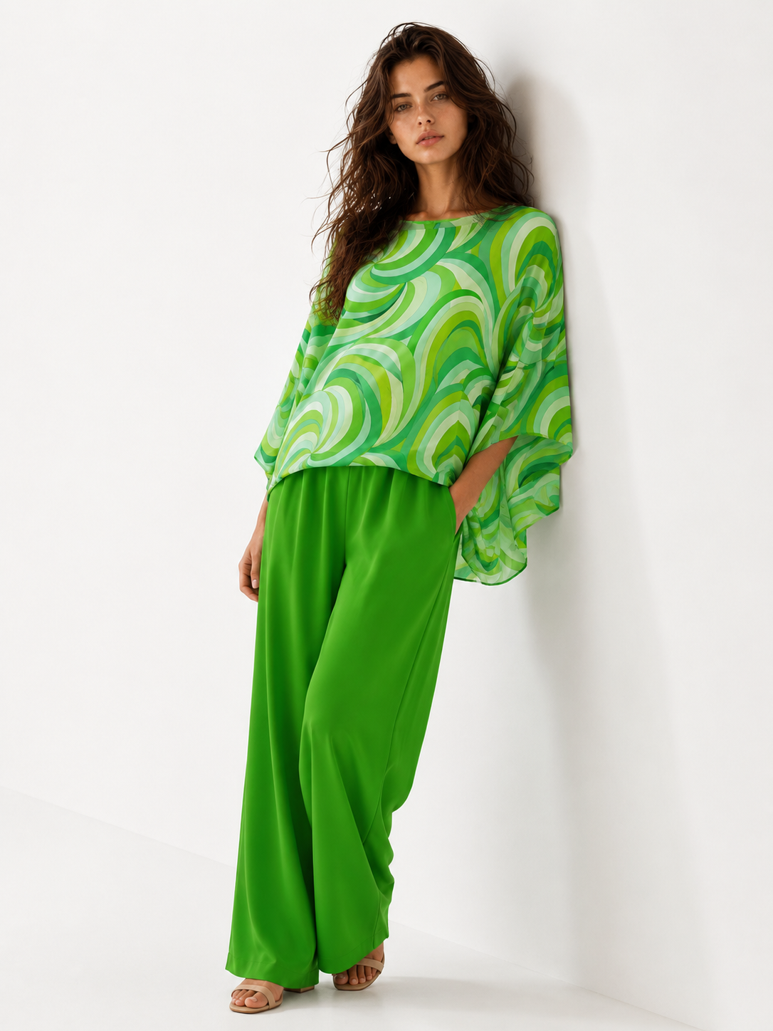 Set casual in chiffon per uno stile comodo ed elegante