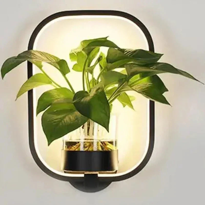 HerbaceousGlow - Leuchtendes Wandbild für eine strahlende Atmosphäre