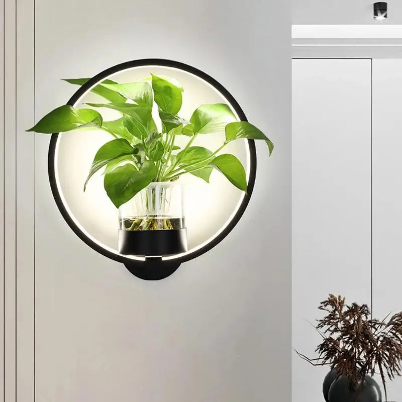 HerbaceousGlow - Leuchtendes Wandbild für eine strahlende Atmosphäre