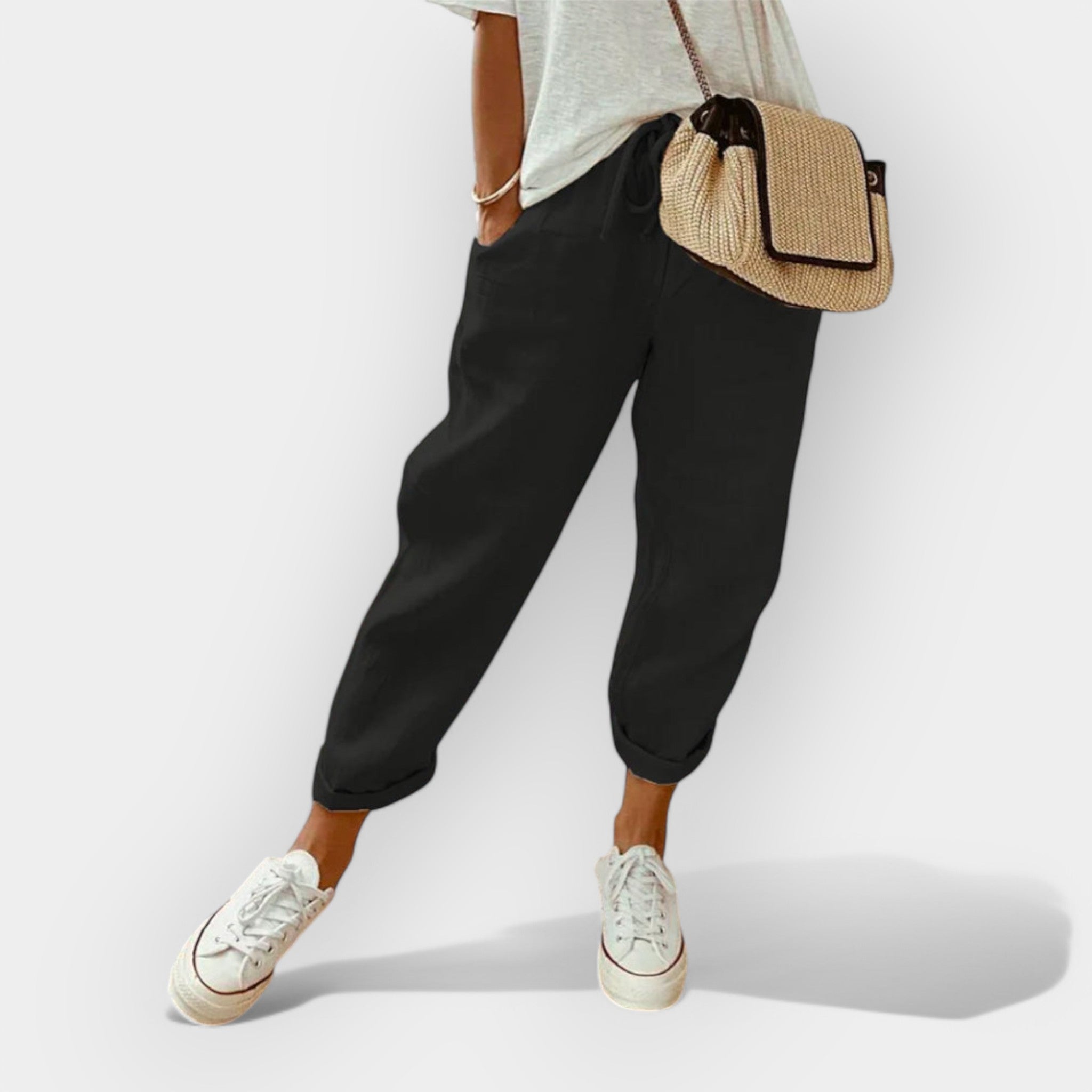 Leichte Damen Leinenhose für Elegante Anlässe