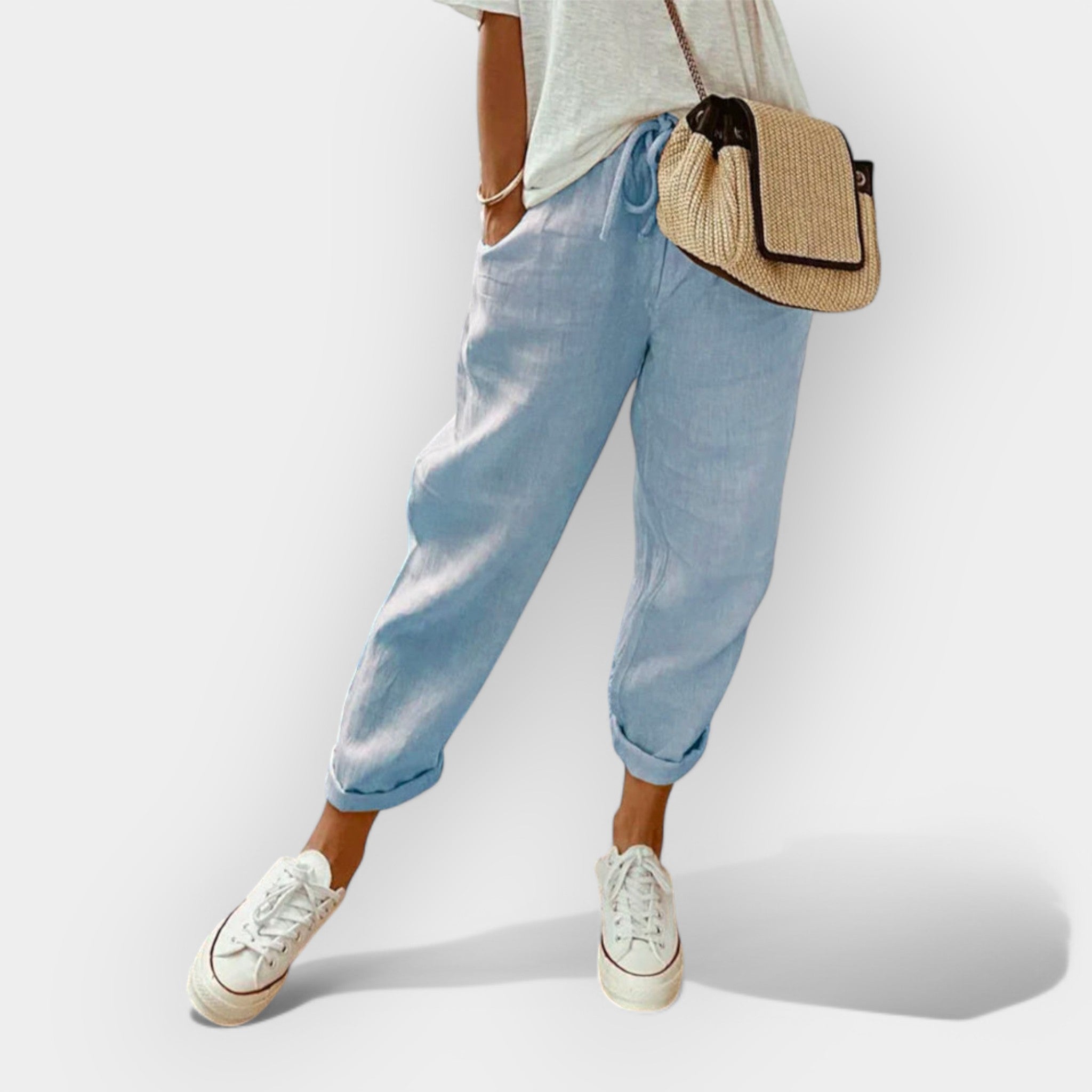 Leichte Damen Leinenhose für Elegante Anlässe