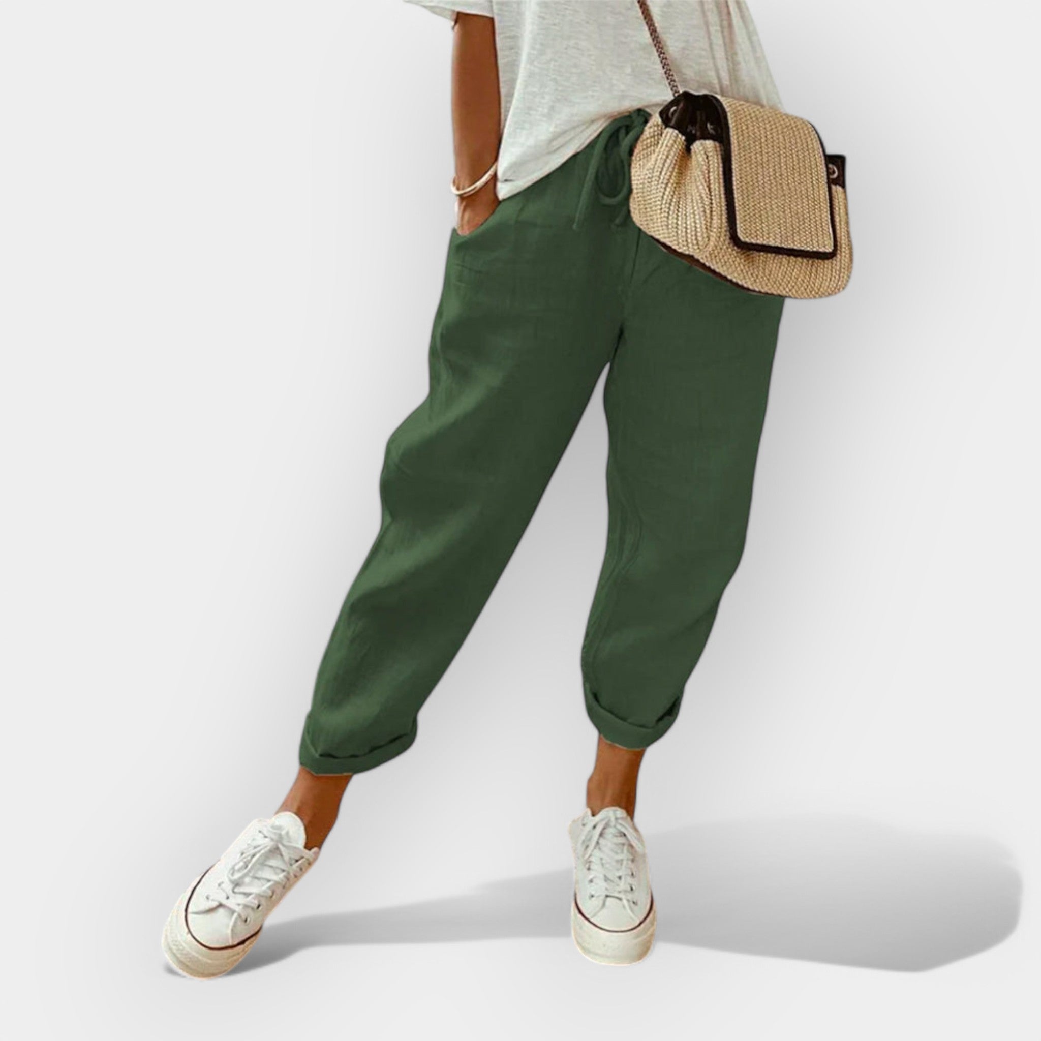 Leichte Damen Leinenhose für Elegante Anlässe