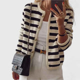Eileen stilfuld stribet cardigan til moderne kvinder