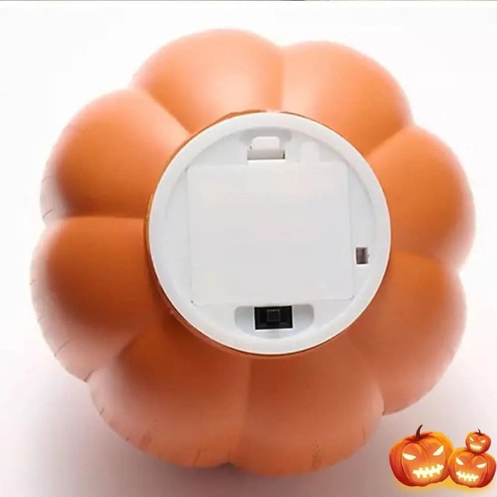 Funkelnde Kürbislampe mit Timer - LED Halloween Deko