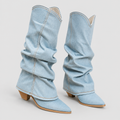 Pippa Jeans-Overknee-Stiefel mit Auffaelligen Details