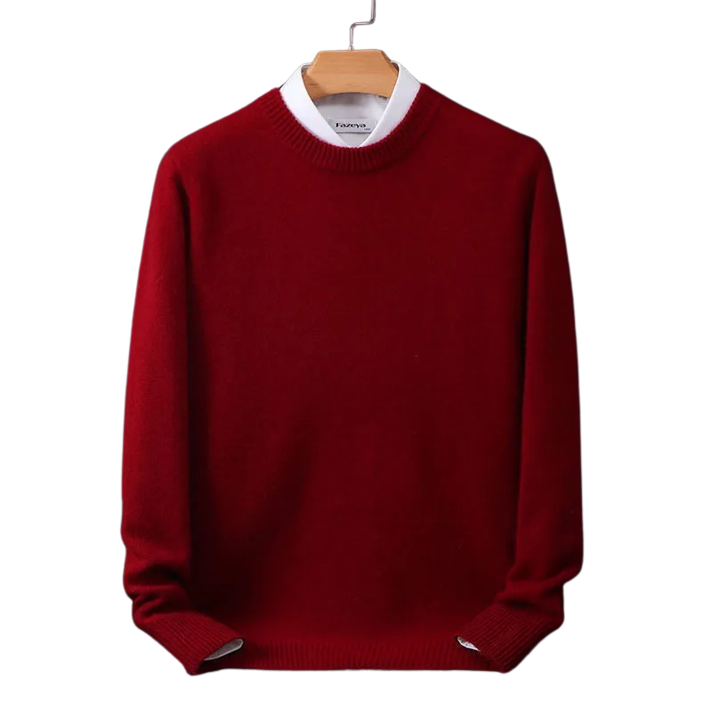 Herren Cashmere Strickpullover - Weicher Wollpullover
