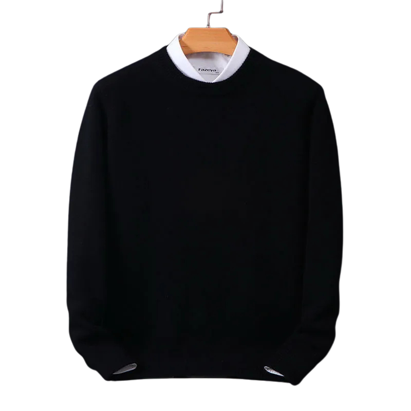 Herren Cashmere Strickpullover - Weicher Wollpullover