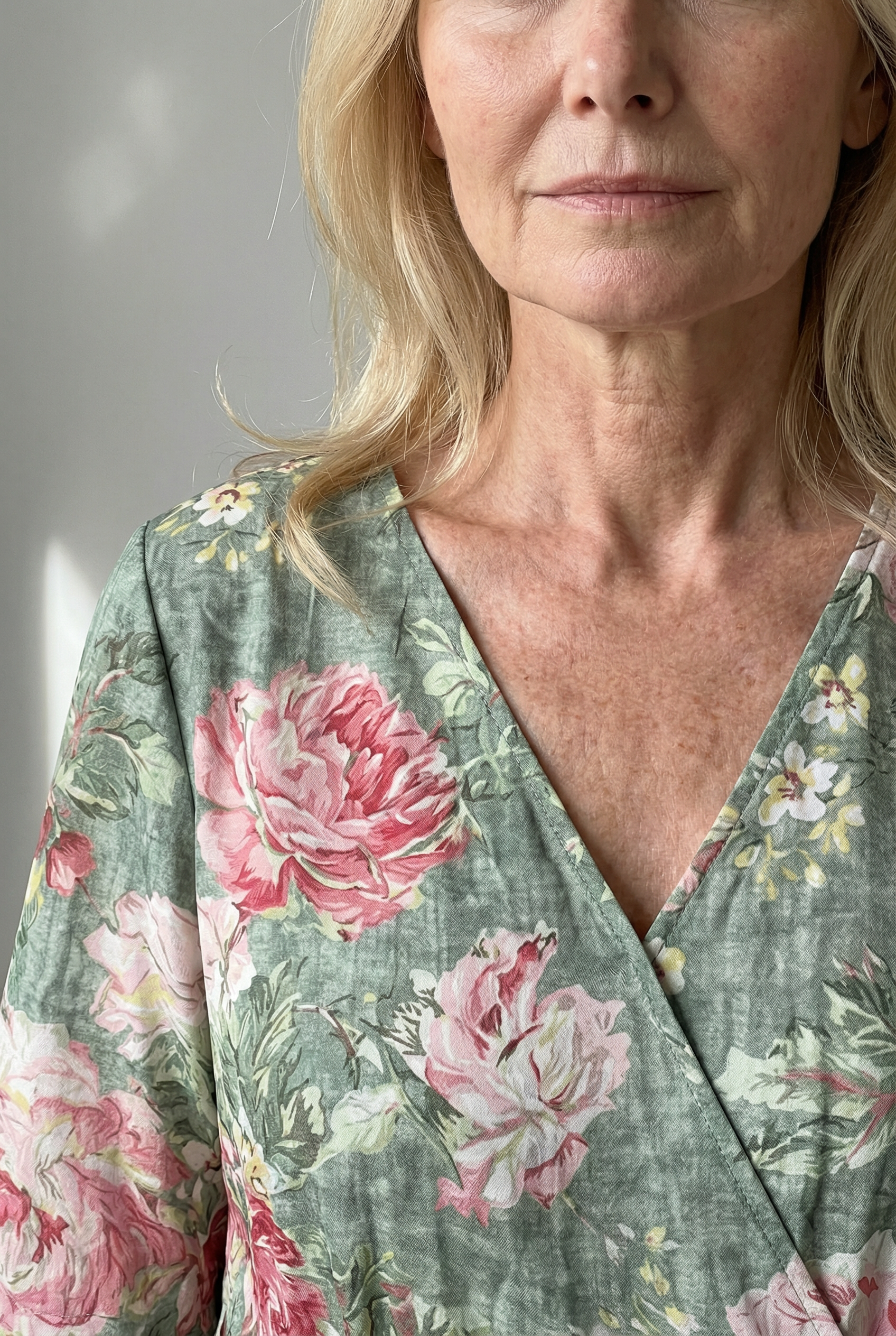 Elegantes Vintage-Blümchen-Kleid für alle Anlässe Damen