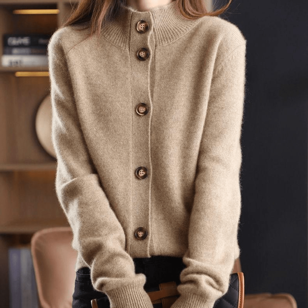 Luxuriöser Cashmere Strickcardigan für Damen 1