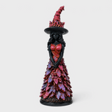 Gotische Hexenfigur mit Herbstdetails - Harz 25cm