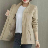 Bequemer lässiger Damen-Wintertrenchcoat