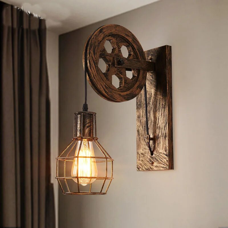 Vintage-inspirierte Retro-Chic-Wandlampe im Mid-Century-Stil für einen eleganten Vintage-Look