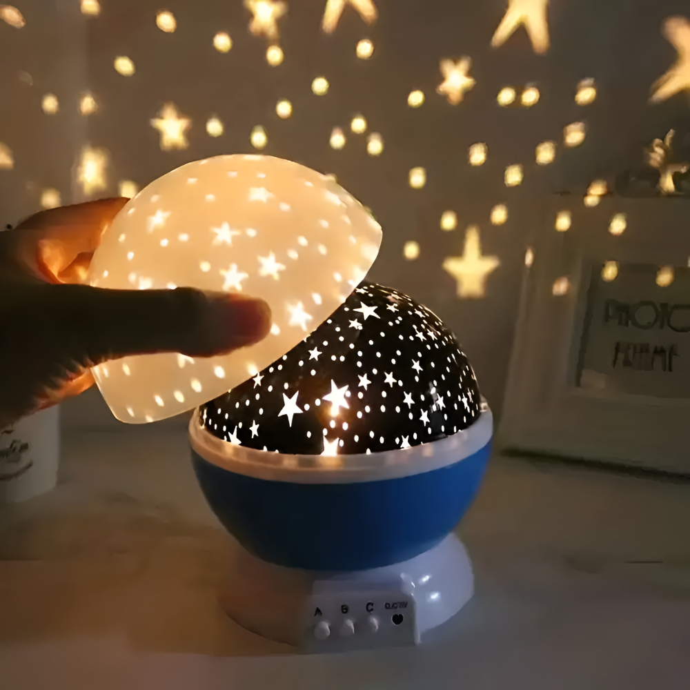 Vitala - Verzaubernder Sternprojektor Nachtlampe mit Flexiblem Drehbarem Himmel-Design für das Ultimative Schlaferlebnis
