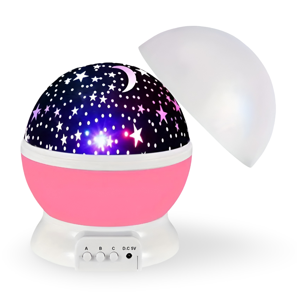 Vitala - Verzaubernder Sternprojektor Nachtlampe mit Flexiblem Drehbarem Himmel-Design für das Ultimative Schlaferlebnis