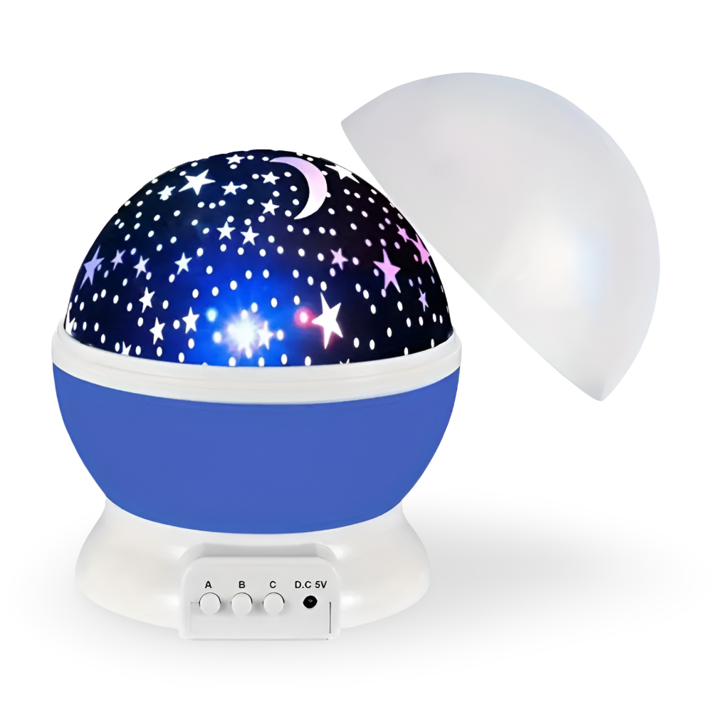Vitala - Verzaubernder Sternprojektor Nachtlampe mit Flexiblem Drehbarem Himmel-Design für das Ultimative Schlaferlebnis