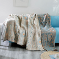 Trendy boho mandala vendbar varmetæppe for stilfuld komfort