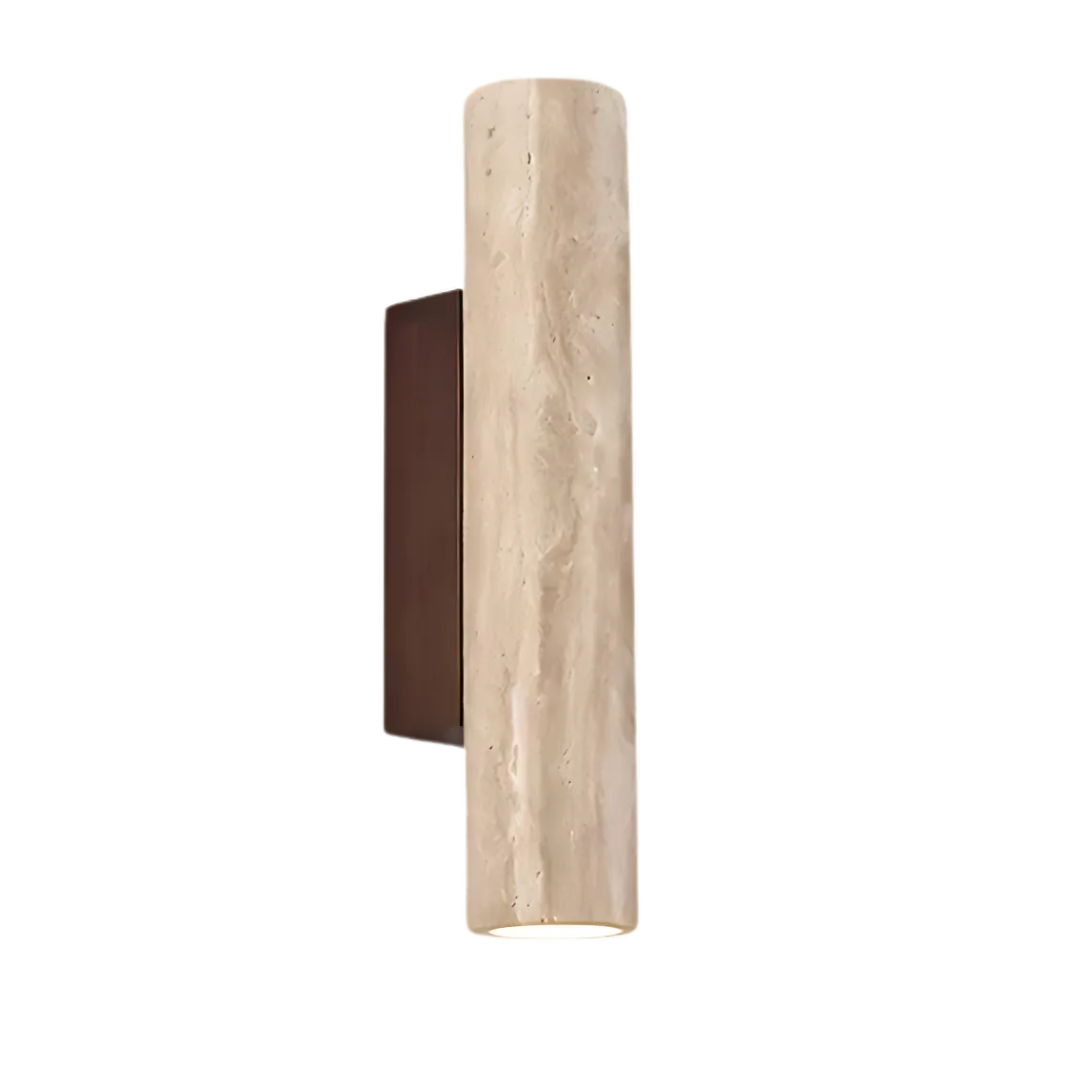 Elegante Marmor Wabi Sabi LED Wandleuchte für ein Modernes und Atmosphärisches Interieur