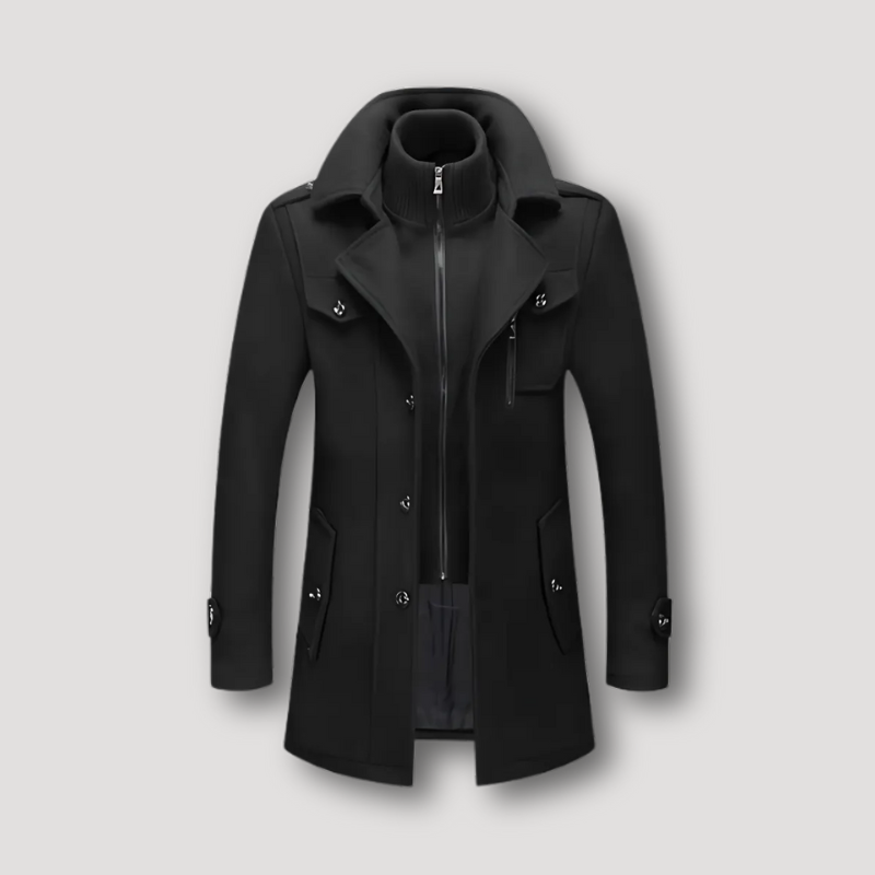 LEIGHTON - Zweiteiliges Militär-Wintermantel für einen robusten und eleganten Stil