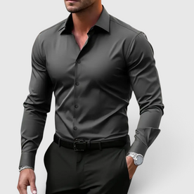 Herren Slim-Fit-Hemd - Casual Knopfhemd