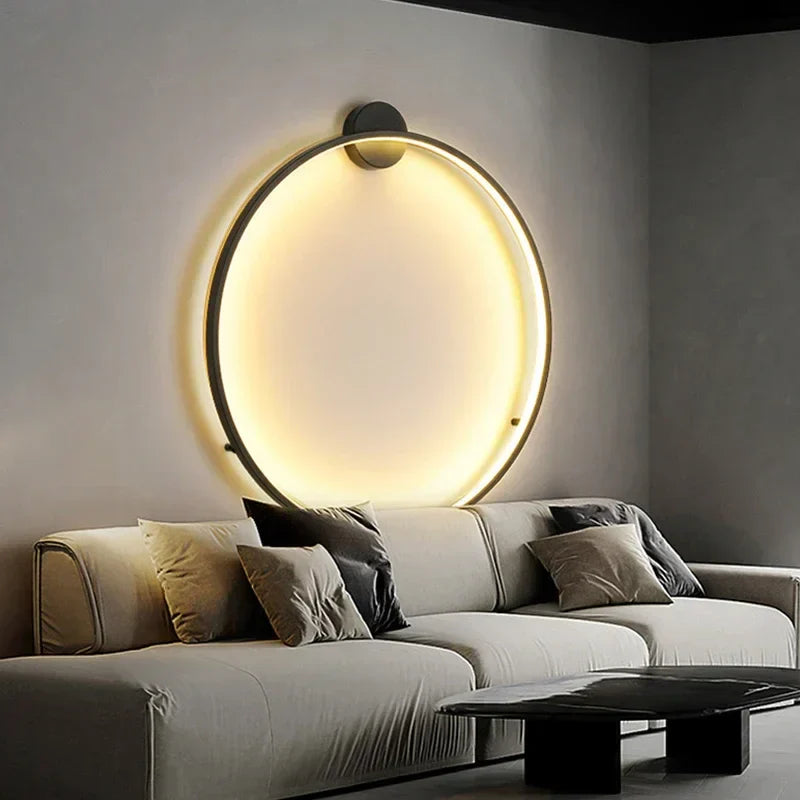 LumiRing - Moderne und elegante Wandlampe im minimalistischen Design