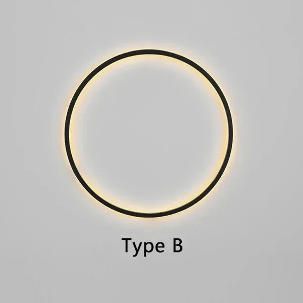 LumiRing - Moderne und elegante Wandlampe im minimalistischen Design