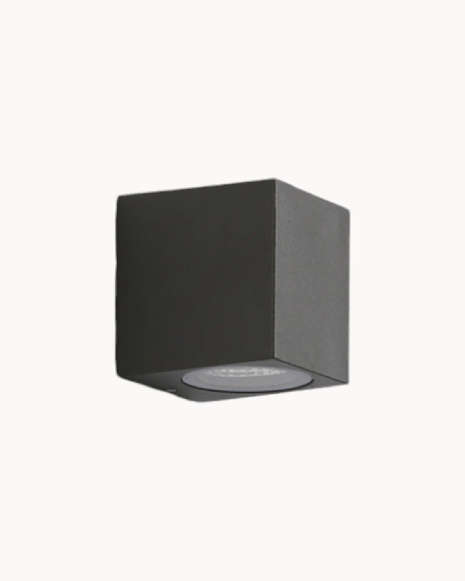 Minimalistische Wandleuchte aus Metall und Glas 0
