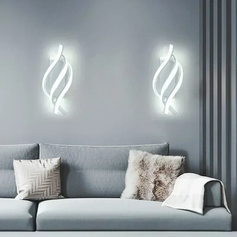 TwistBeam | Moderne spiralwandlampe für elegante Dekoration