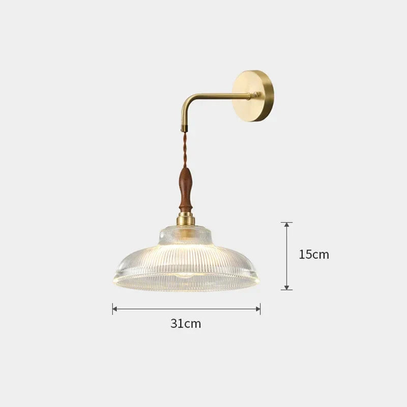Eleganter Holz-Schirm für Lampen WoodLux für eine retro Beleuchtungsatmosphäre