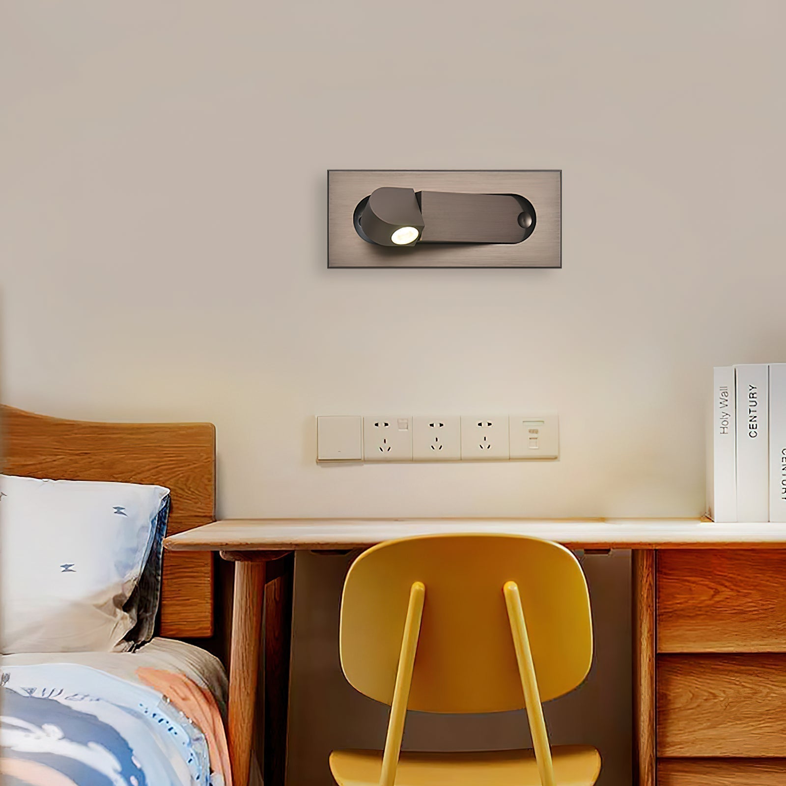 LumiNook - Moderne LED-Lampe für eine warme Stimmung auf Ihrem Nachttisch