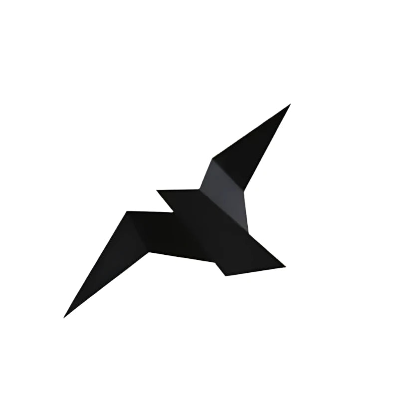 Nordische Eisen-Wandlampe AvianAura mit Vogel-Design für eine warme Atmosphäre