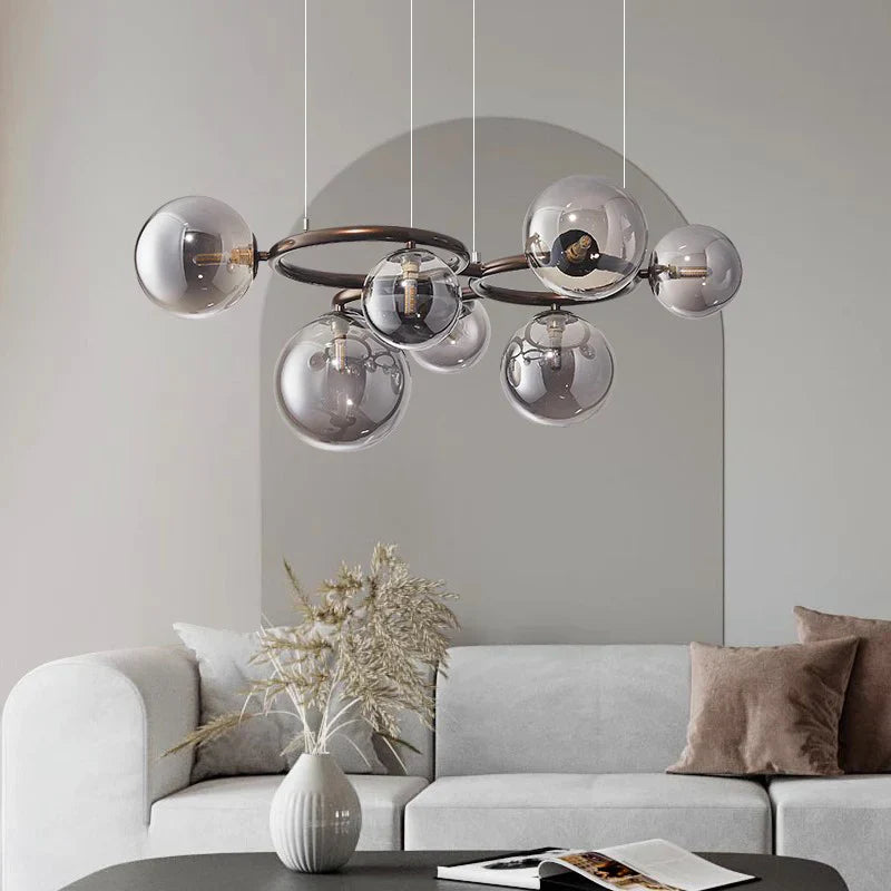 Moderne Esszimmerlampe Mit Dimmbaren Ringen 1