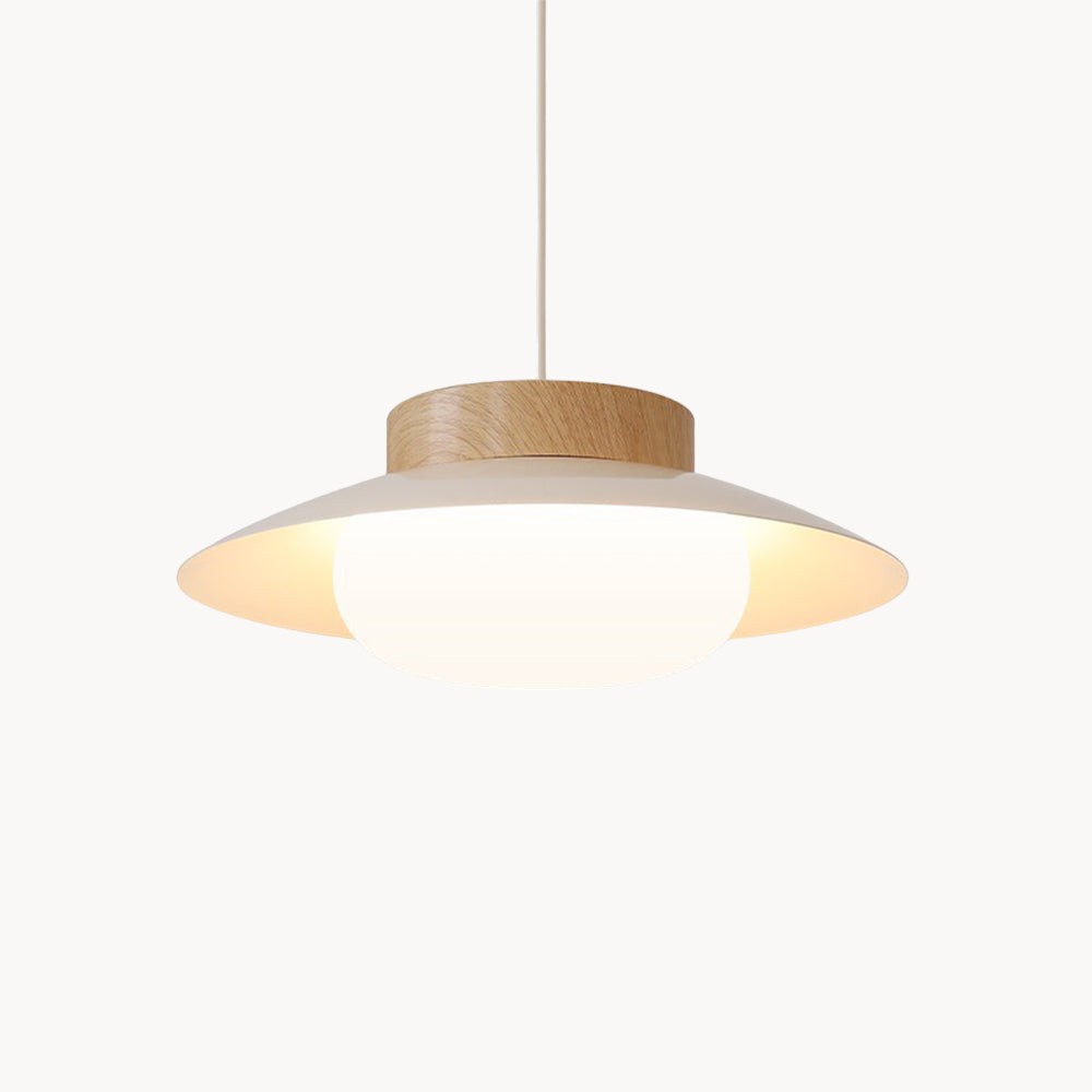 Moderne LED-Pendel mit Holzoptik 0