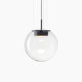 Moderne LED-pendellampe med glas og metal