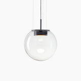 Moderne LED-Pendelleuchte mit Glas und Metall