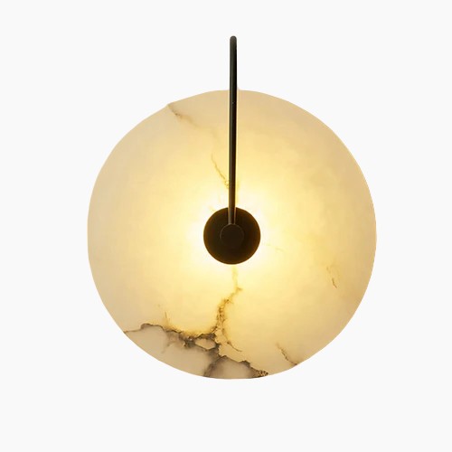 Moderne LED-Wandlampe mit Marmordesign 0