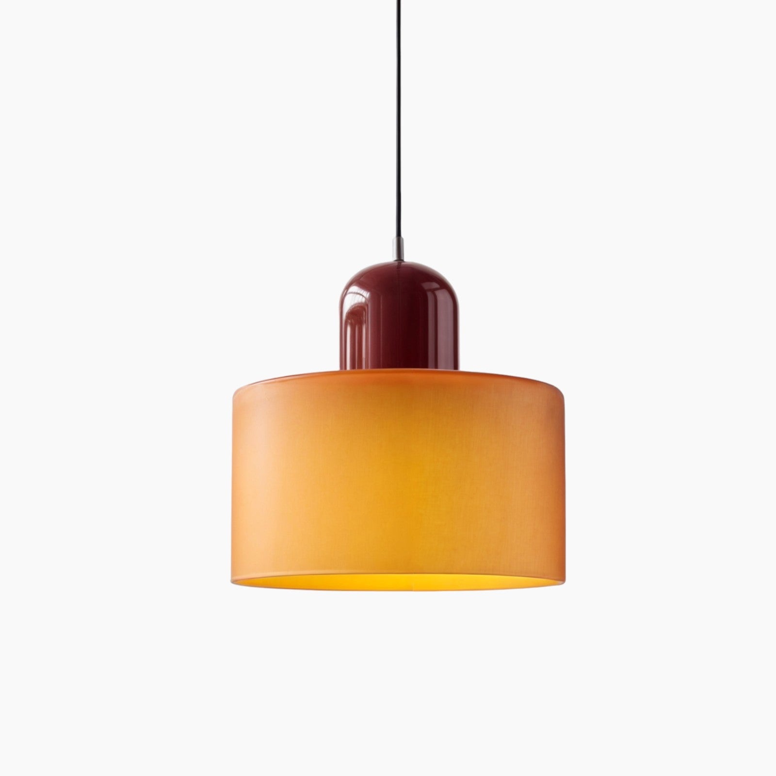 Moderne LED Glaspendel mit E27 Fassung 0