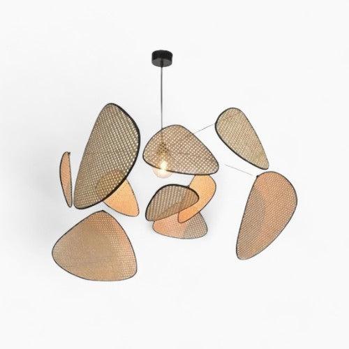 Moderne Pendelleuchte mit Cannage-Design 0